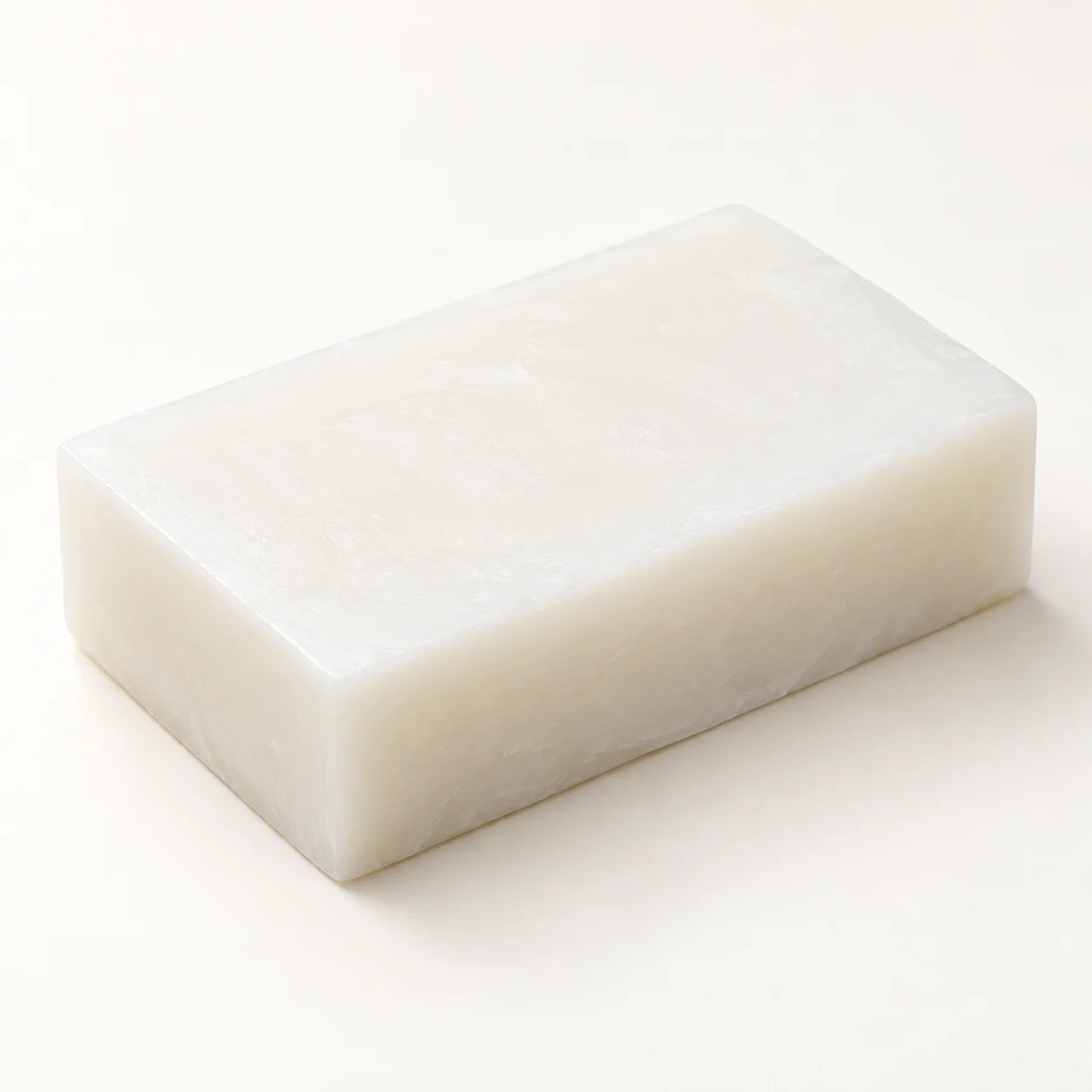 White Soap Base Block — SAMPLE