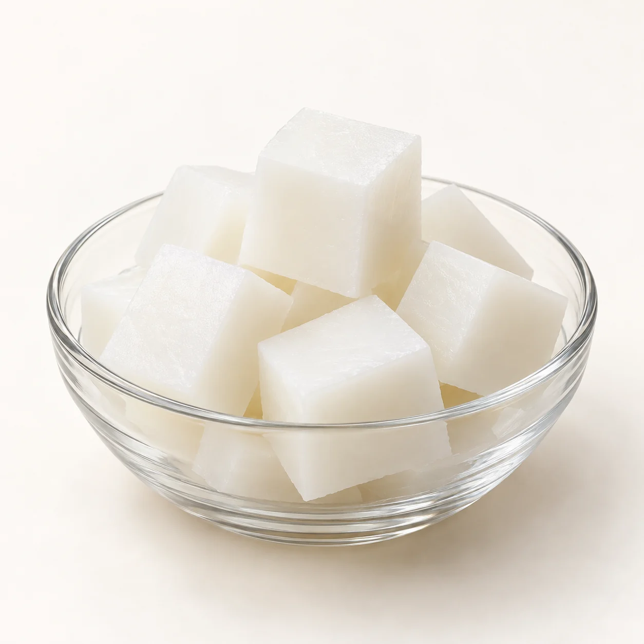White Soap Base Cubes — SAMPLE