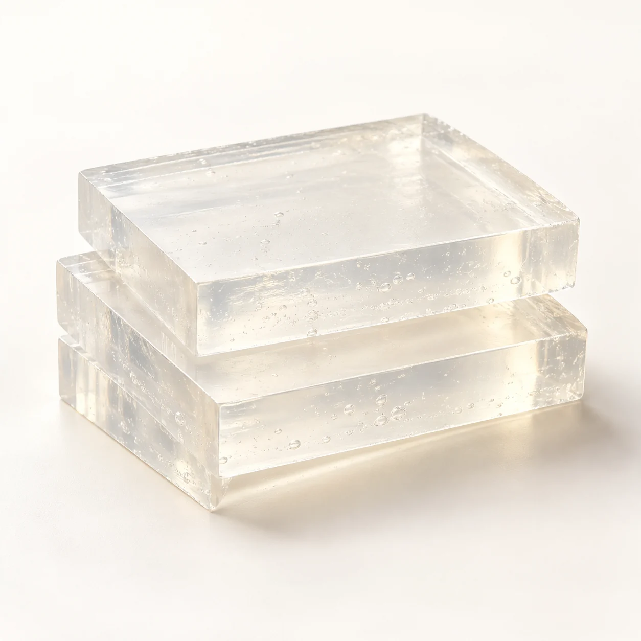 Clear Soap Base Slab — SAMPLE